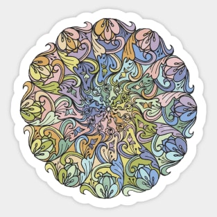 Lotus mandala Sticker